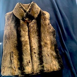 Faux fur vest